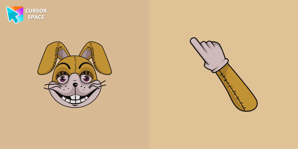 Glitchtrap cursor cursor pack